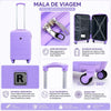 Mala De Viagem Bordo Mão Pequena 10kg Abs Com Trava