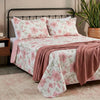 Kit Cobre Leito Colcha Colore Estampado Casal