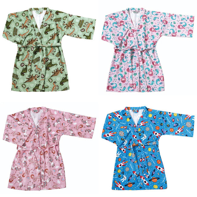 Roupão Infantil Felpudo Estampado  Menino /Menina - Dohler