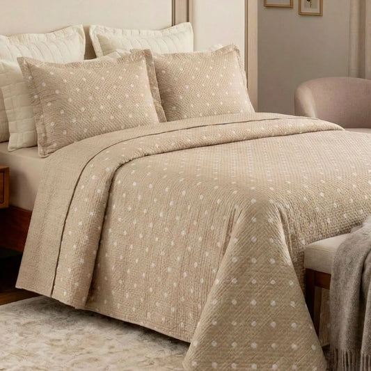 Kit Cobre Leito Colcha Colore Estampado Casal