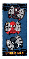 Kit 5 Toalhas de Banho Estampadas Felpudas Macias Homem-Aranha 60x120 Lepper