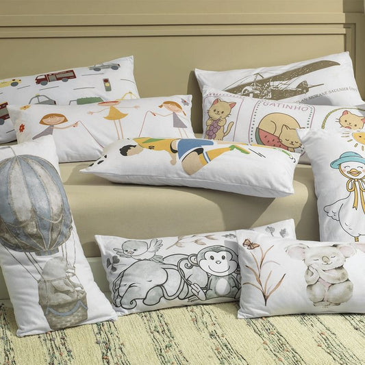 Fronha Mundo Kids Malha Altenburg Body  Pillow 30cm x 65cm