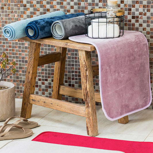 Tapete Para Banheiro Flannel 60x40cm Camesa