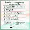 Toalha Banhão para Bordar Bella Velour 90 x 150 cm - Dohler