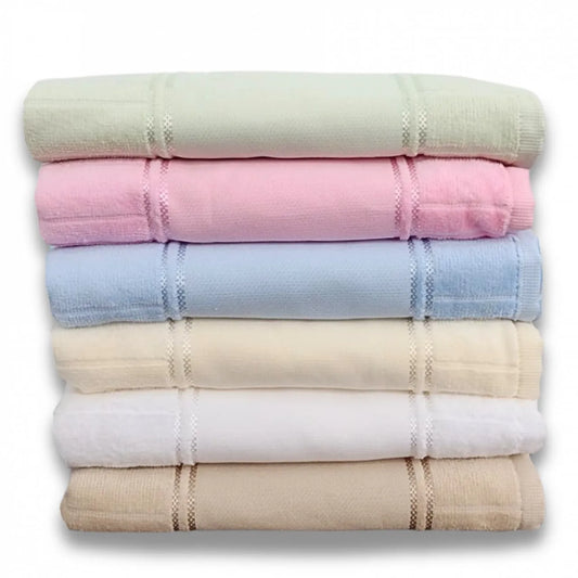 Toalha Banhão para Bordar Bella Velour 90 x 150 cm - Dohler