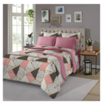 Jogo de Cama Queen Rubi Único 4  peças Estampado SBX - Imagem 4
