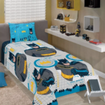 Jogo de Lençol Solteiro Estampado Batman 2 Peças Lepper