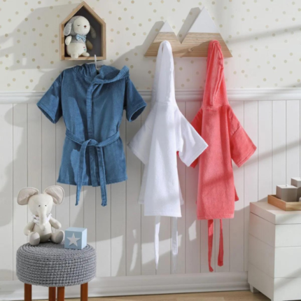 Roupão Com Capuz Infantil P/ Bebê Velour Döhler