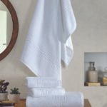 Toalha De Banho Hotel Branca Grossa Grande 75x150 cm Dohler