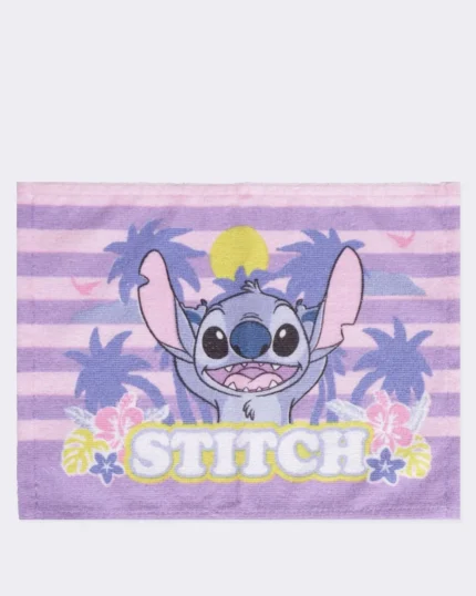 Toalha Infantil  Lancheira Escolar,28x40cm Stitch Disney