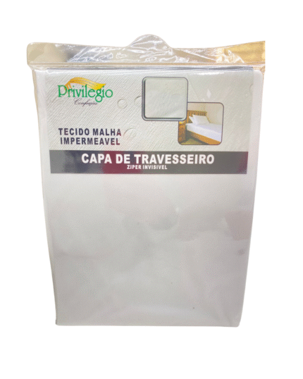 Capa Protetora 50x90 Impermeável Travesseiro Malha Privilegio