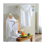 Toalha Infantil Aveludada Com Capuz Baby Art 90x70cm Dohler