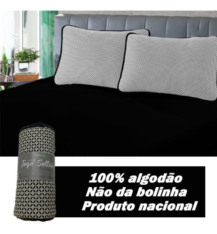 Jogo De Cama 03 Peças Queen Rubi Estampado Sbx - Imagem 2