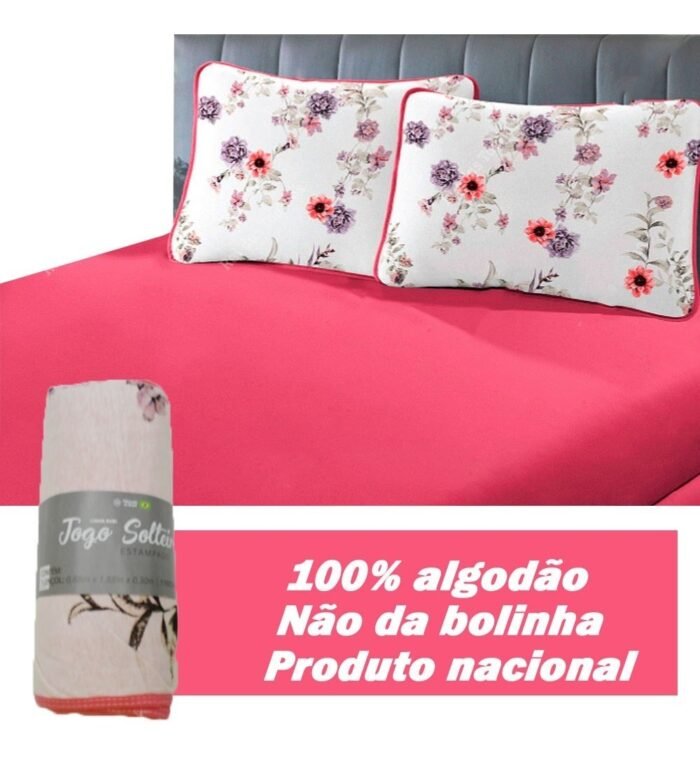 Jogo De Cama 03 Peças Queen Rubi Estampado Sbx - Imagem 12