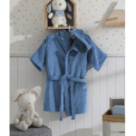 Roupão Com Capuz Infantil P/ Bebê Velour Döhler - Imagem 8