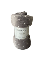 Manta Microfibra King Habitat Estampa Poá Habitat - Imagem 10