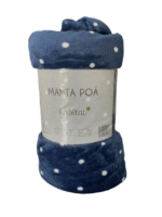 Manta Microfibra King Habitat Estampa Poá Habitat - Imagem 11