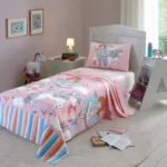 Jogo de Cama Infantil - Fantasia Unicornio -3 Peças - Dohler