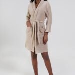 Roupão Microfibra Unissex  Inverno com Bolsos e Manga Longa - Imagem 5