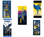 Toalha Banho Infantil Felpuda Batman 60x120cm Lepper