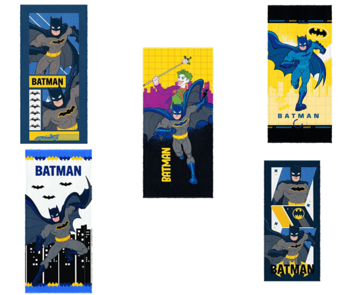 Toalha Banho Infantil Felpuda Batman 60x120cm Lepper - Imagem 1