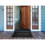 Tapete Capacho Porta Bem Vindo Antiderrapante 38x58cm Camesa