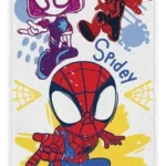 Toalha Banho Infantil Felpuda Spider Man Lepper 60cmx1,20m
