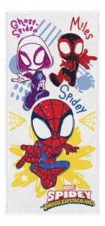 Toalha Banho Infantil Felpuda Spider Man Lepper 60cmx1,20m