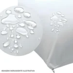 Protetor Colchão Solteiro Camesa Malha Impermeável 88x188x30 - Imagem 3