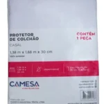 Protetor Colchão Casal Camesa Malha Impermeável 138x188x30