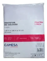 Protetor Colchão Casal Camesa Malha Impermeável 138x188x30