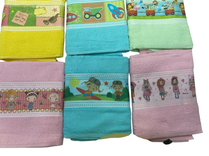 Toalhas Estampadas para Crianças – Ideal para Escola ou Presente - Imagem 2