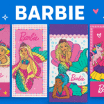 Toalha Infantil da Barbie Praia Banho Linda Colorida Macia