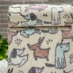 Manta Cobertor  Infantil  Brilha no Escuro Corttex Cachorros - Imagem 3