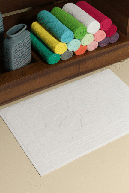 Piso Atoalhado Felpudo Marine Para Banheiro 50x77cm DE'LIMAS