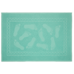 Piso Atoalhado Felpudo Marine Para Banheiro 50x77cm DE'LIMAS - Imagem 7