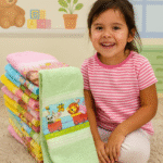 Toalhas Estampadas para Crianças para Escola ou Presente