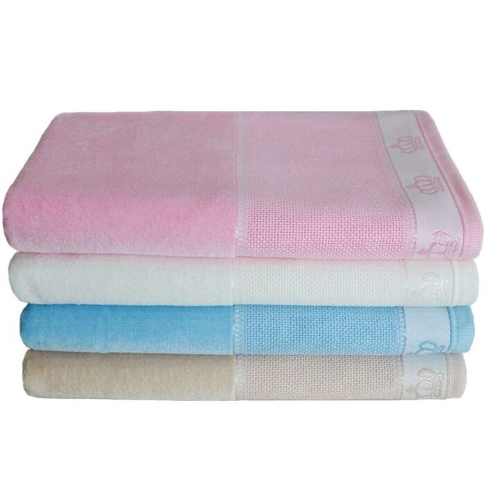 Toalha Para Bordar Banho Velour Baby Classic 70X115cm DOHLER - Imagem 1