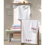 Toalha Para Bordar Banho Velour Baby Classic 70X115cm DOHLER - Imagem 3