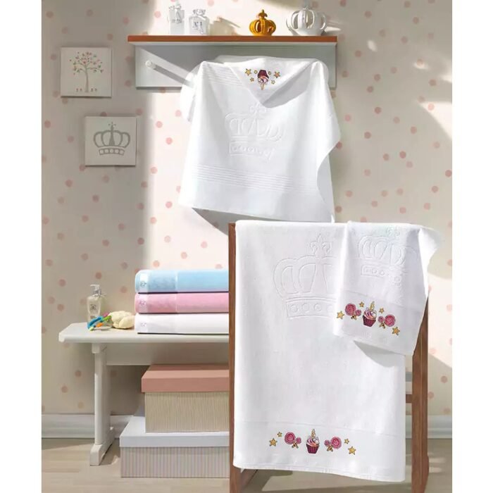 Toalha Para Bordar Banho Velour Baby Classic 70X115cm DOHLER - Imagem 3