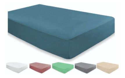 Lençol Malha Liso Solteiro Avulso Elastico 100% Algodao