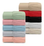 Lençol Solteiro 100%Algodão Com Elástico 200 Fios Privilegio - Imagem 2