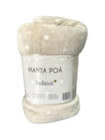 Manta Microfibra Casal Habitat Estampa Poá Habitat - Imagem 6