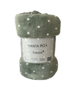 Manta Microfibra Queen Habitat Estampa Poá 220x240cm Habitat - Imagem 10