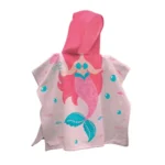 Toalha Poncho Capuz Infantil Praia Piscina 70x115 100%Algodao - Imagem 2