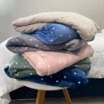 Manta Microfibra Casal Habitat Estampa Poá Habitat - Imagem 2