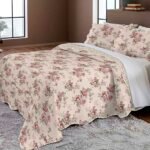 Colcha Evolution Patchwork Super King 3 Pçs2,80x3,00m Camesa - Imagem 3