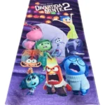 Toalha  Banho Praia Piscina Aveludada Divertidamente 2