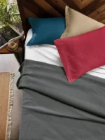 Colcha Queen com 2 Porta Travesseiro em Piquet Gênova Teka - Imagem 2