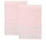 Toalha Lavabo Para Bordar Velour Baby Star 30x45cm Dohler - Imagem 4